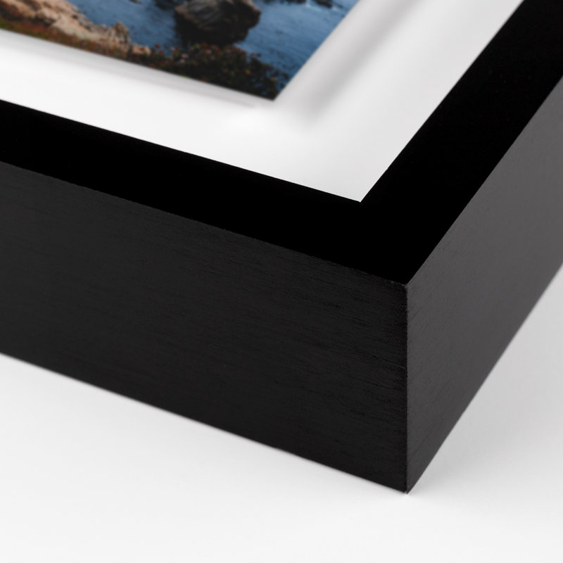 Beautiful Fog Print by Brannon Naito, Black, 42" H x 60" W x 2.5" D