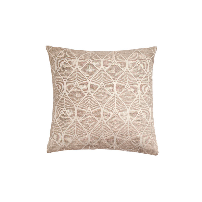 Mocha 24" Square Outdoor Pillow with Acrylic Cover
