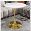 Table de salle à manger ronde en bois avec base piédestal, table basse-1408604891-1408604895