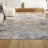 Bille Marbled Abstract Beige/Ivory Rug-248163563