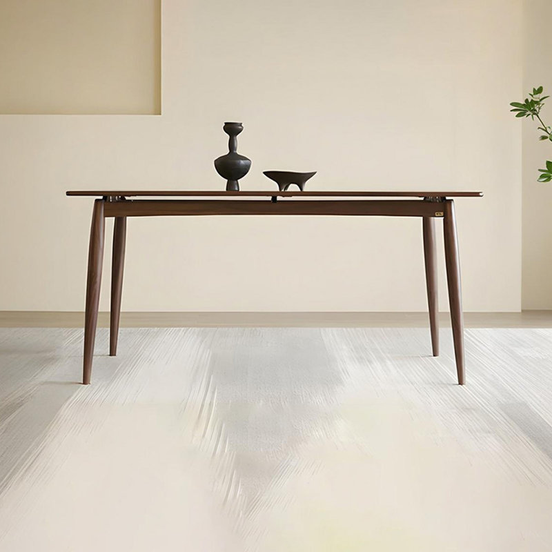 Black walnut art table, 29.52"H x 70.86"L x 31.49"W