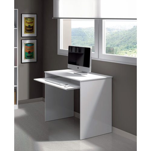 17 Stories Anabelen Pull-Out Shelf Computer Desk | Wayfair.co.uk