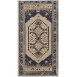 Vintage One-of-a-Kind Rectangle 1'9" X 3'3" Hand Knotted Area Rug