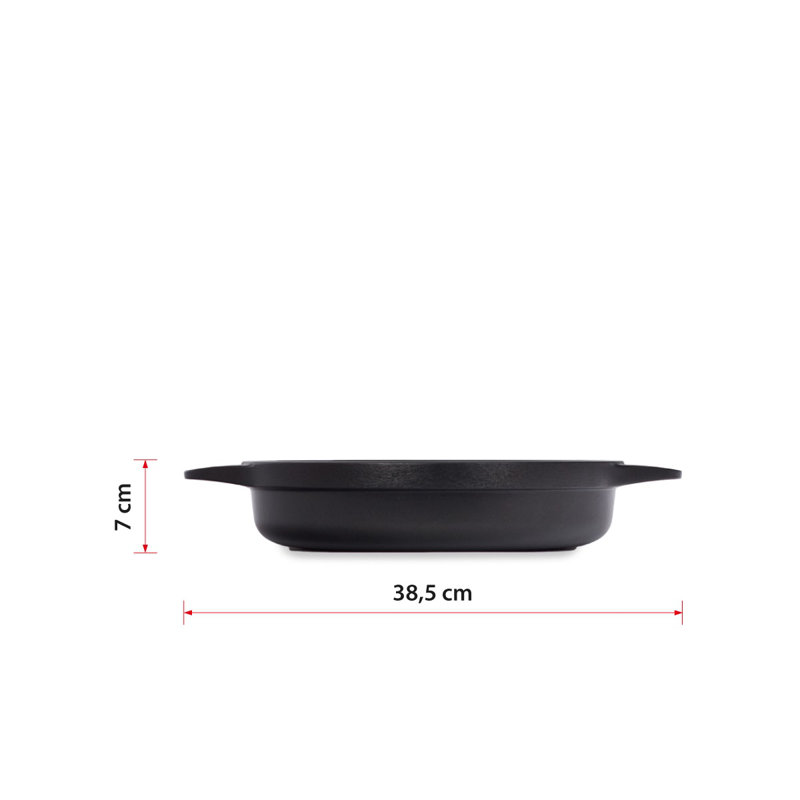 Valira Non-Stick Aluminum Round Braiser with Lid, 33.5 cm, 3.5 L