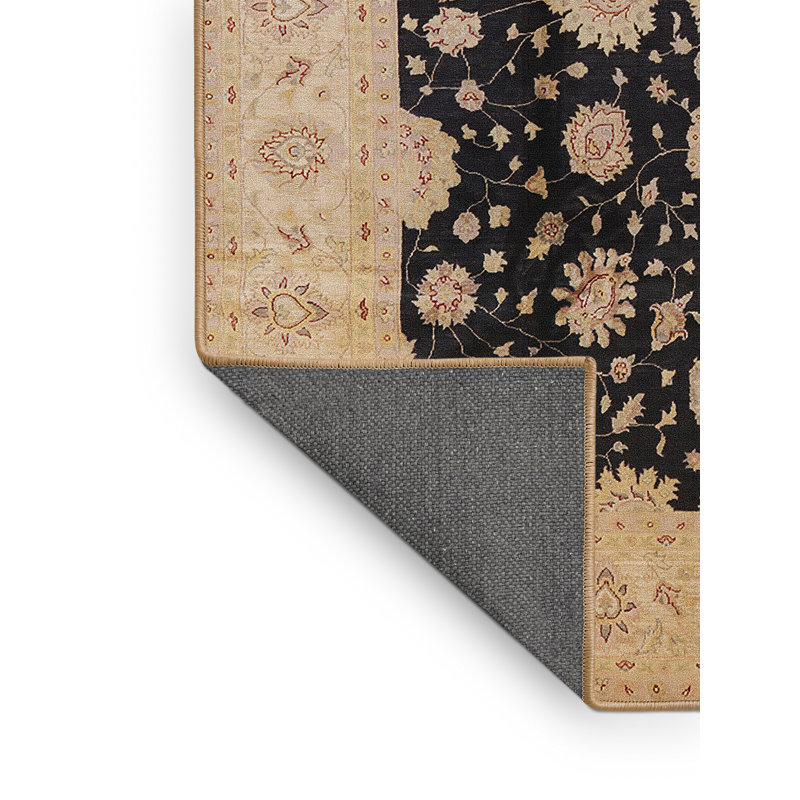 Tapis oriental noir / beige Hayasdan, Rectangle 5 pi x 8 pi