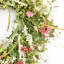 26" Artificial Farmhouse Twig Berry Blossoms Cluster Greenery Mini Eucalyptus Daisy Spring Summer Wreath For Front Door