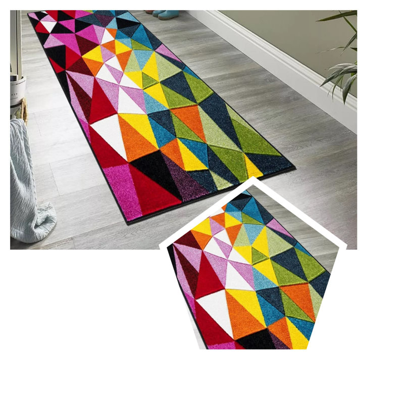 Darlee Flatweave Area Rug, Rectangle 60 x 110cm