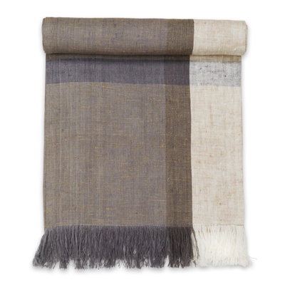 CAFE Handwoven Flax Linen Table Runne