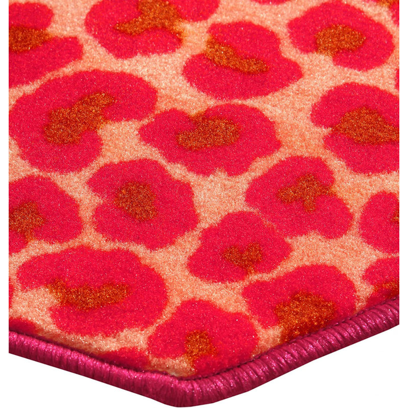 Tapis Furnet My Place Cheetah, Demi-cercle 1 pi 5 po x 3 pi