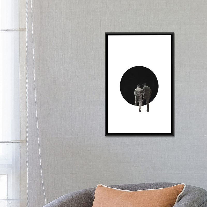Mars à l'abîme, H 8 po x l 12 po x P 0,75 po, Pas de tapis, Toile tendue