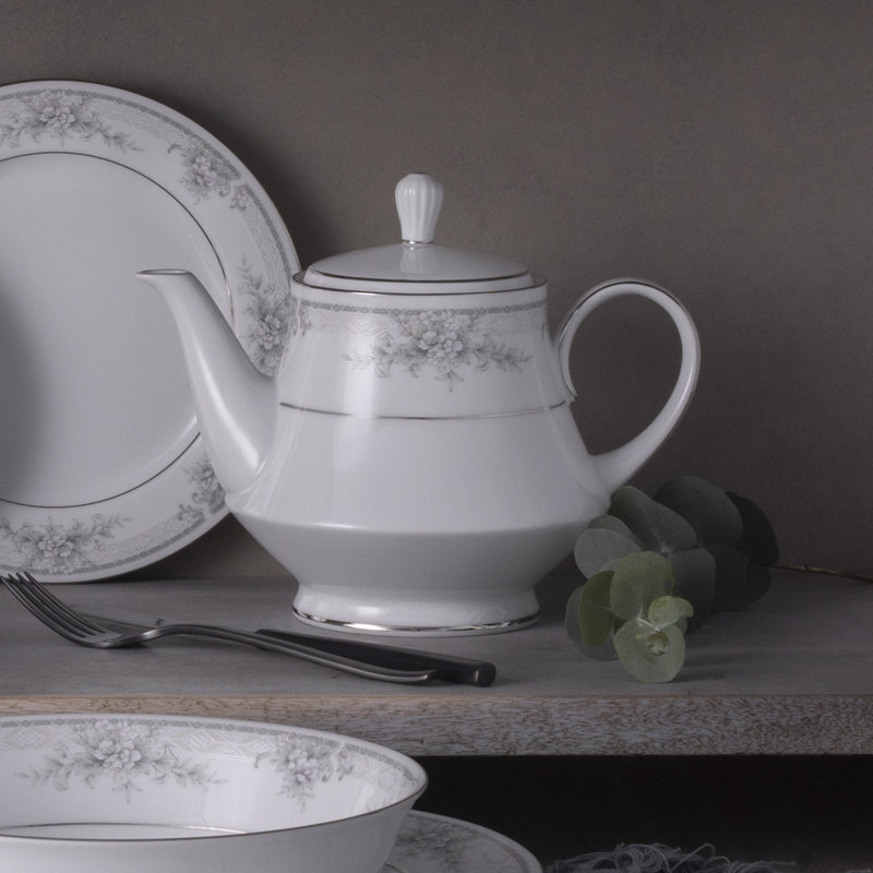 Noritake Sweet Leilani Tea Pot, 38 Oz.