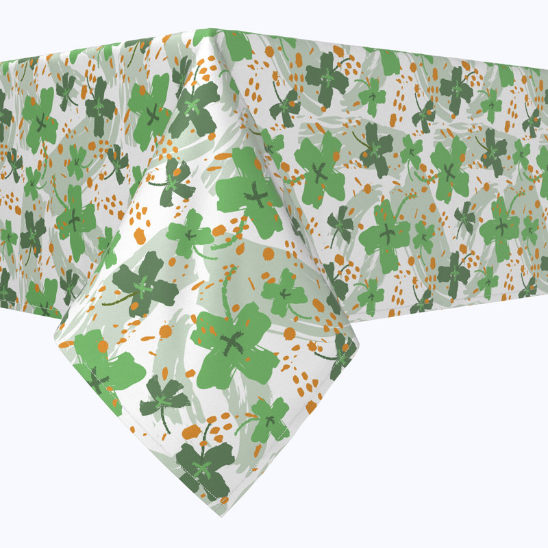 Nuirfield Clover Cross Tablecloth, 84" L x 84" W