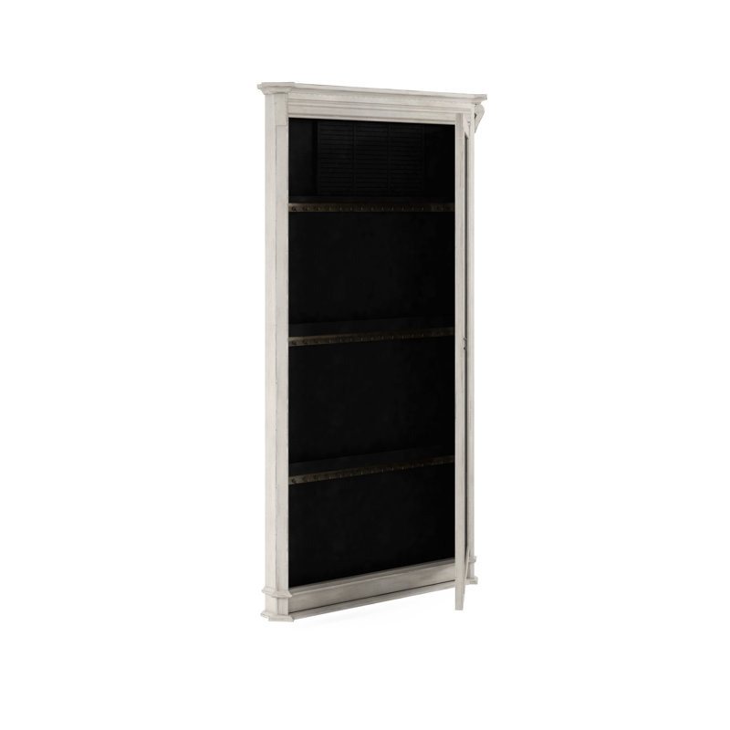 Alcove Rectangle Solid Wood Beveled Wall Mirror
