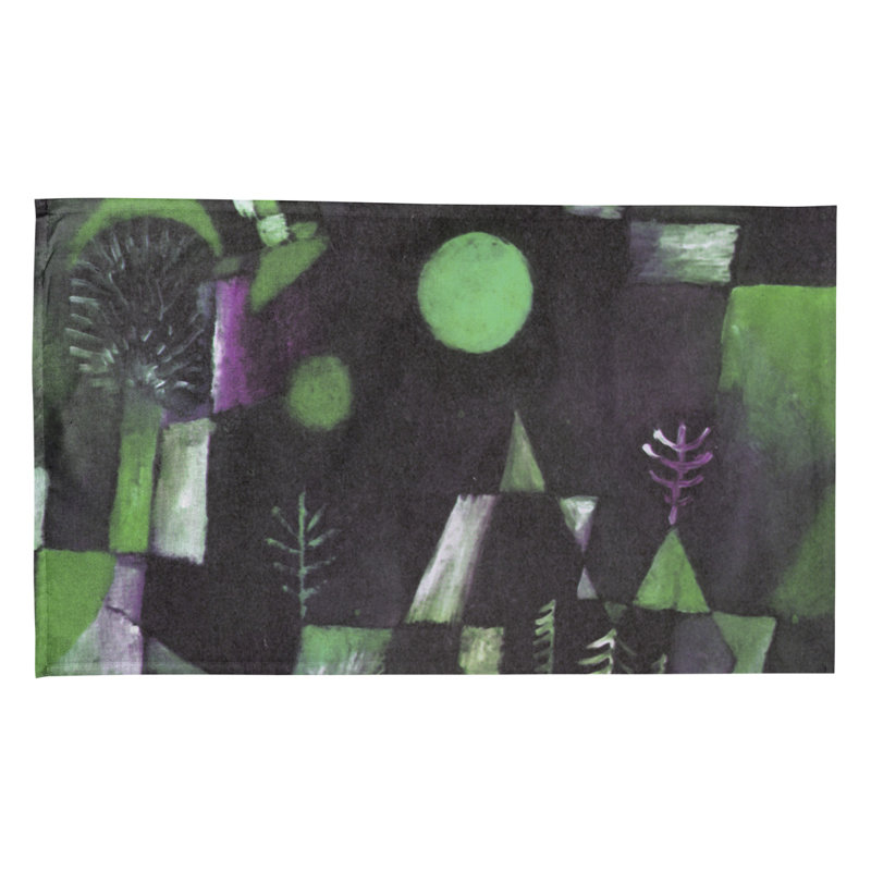 Tea Towel Kitchen Towel, Cotton Twill, Green