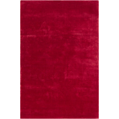 Gloria Wool Area Rug in Red