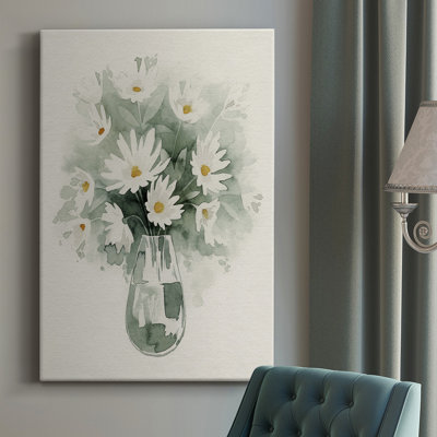 Croquis de bouquet de Dasis - impression sur toile tendue