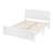 Solid Wood Queen Platform Bed Frame With Strong Slats, No Box Spring Design-1394249417-1394249416