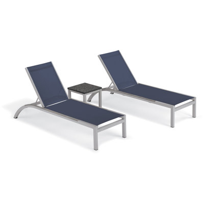 Argento And Travira Outdoor Chaise Lounge