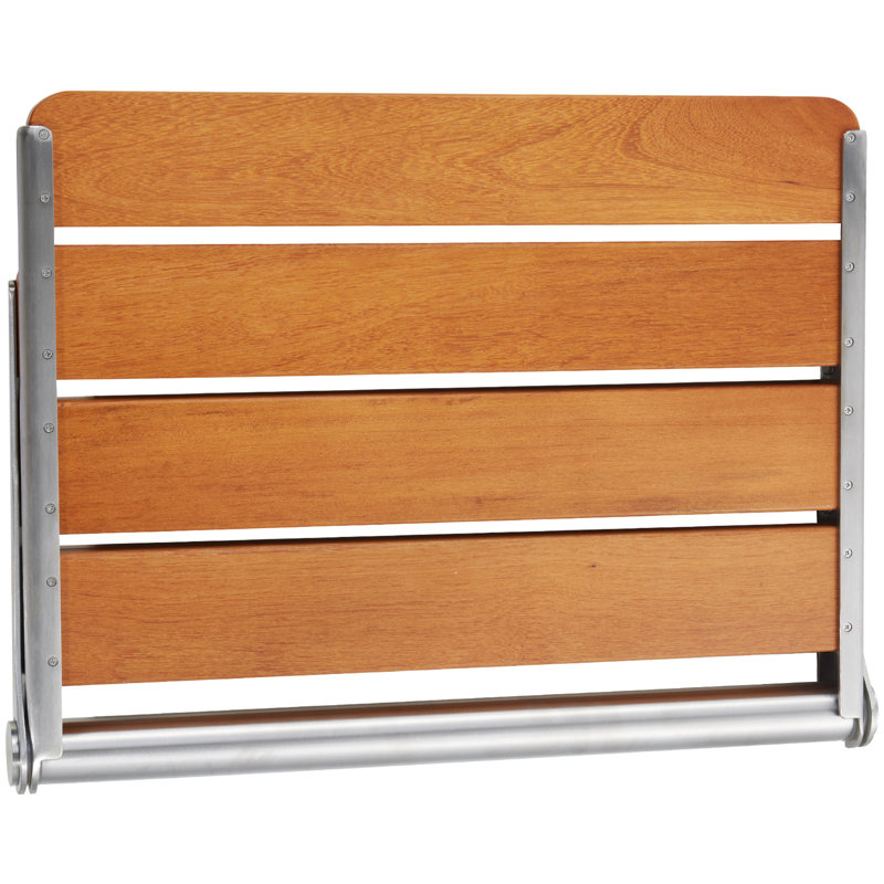 Colla 20.9'' W Solid Wood Shower Bench