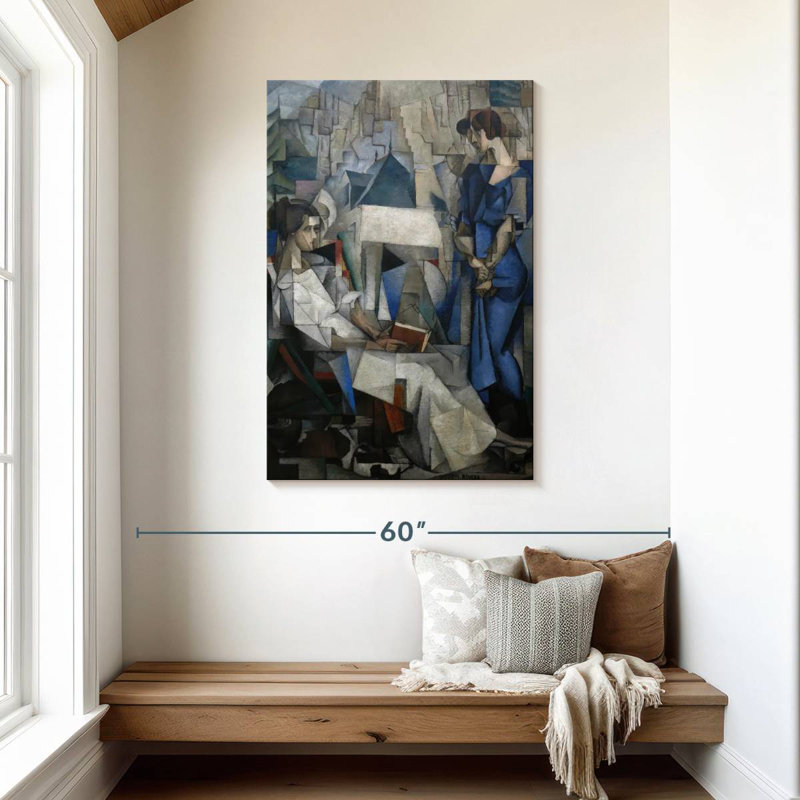 Portrait de deux femmes Avery, H 45 po x l 30 po