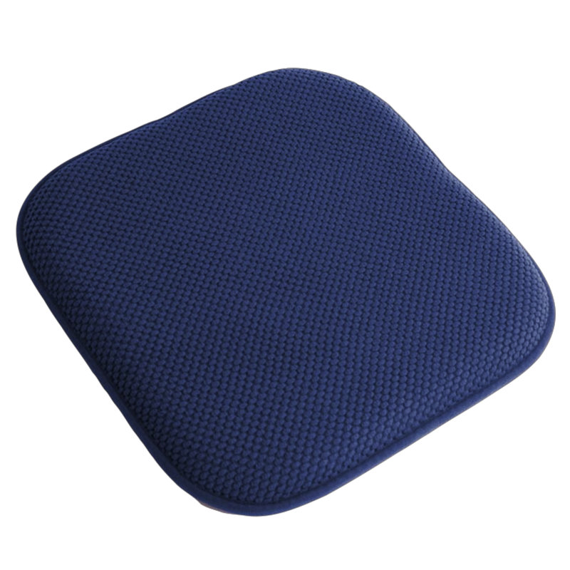 Coussin de siège en mousse viscoélastique antidérapante Honeycomb, Marine