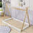 Julieta Twin Size Wood Platform Bed with Triangle Structure-307658500