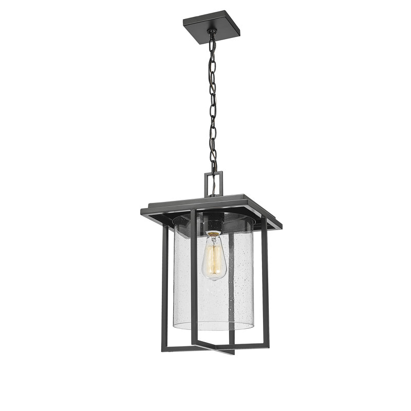 Luminaire suspendu d'extérieur 1 lumière de 8 po Angela