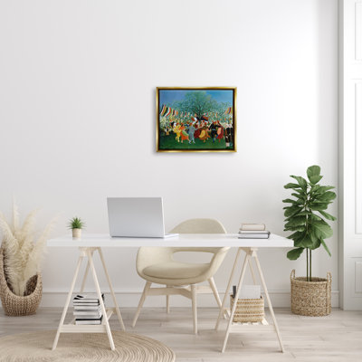 " A Centennial of Independence " by Henri Rousseau Oil Painting