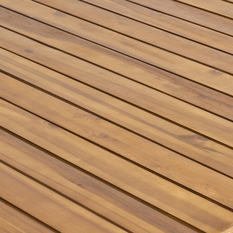Outdoor 69" Solid Wood Dining Table