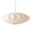 Luminaire suspendu moderne en soie blanche Kintsugi, plafonnier minimaliste pour salle à manger, chambre à coucher et entrée