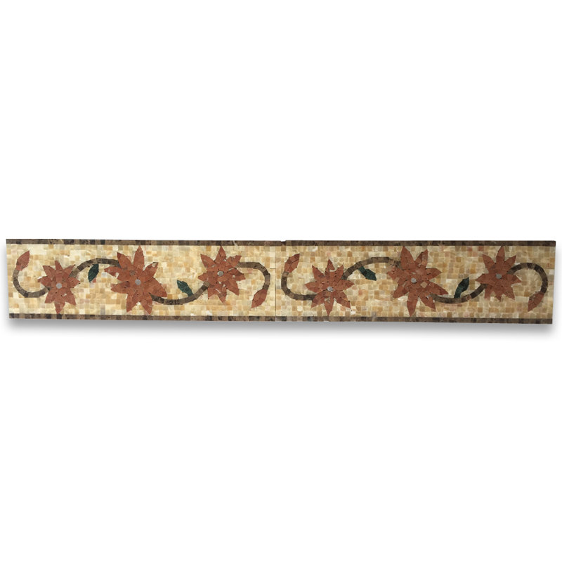 Carrelage mural en mosaïque 4 po x 16 po