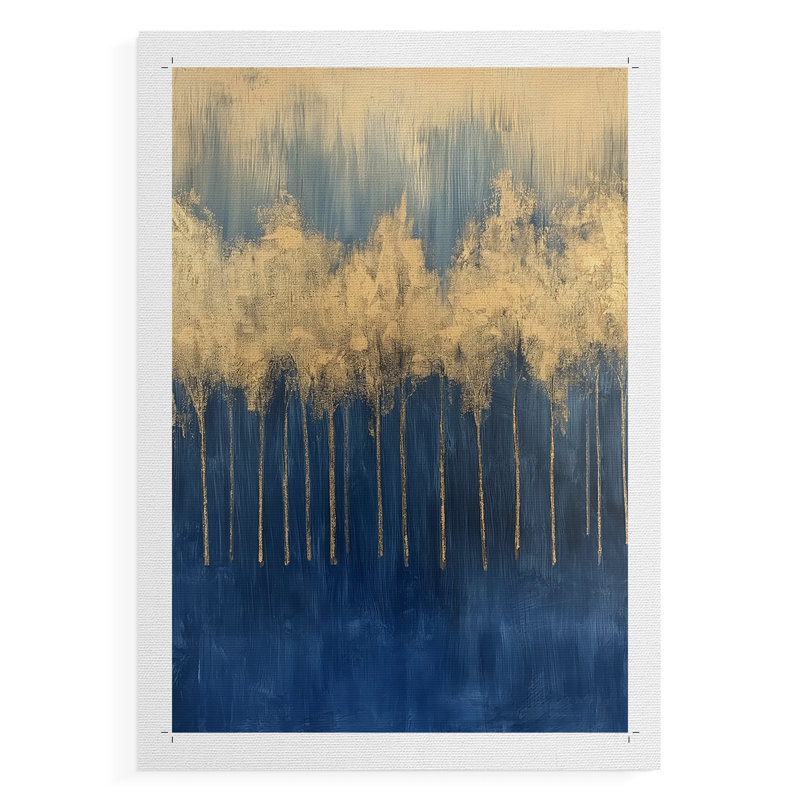 ABSTRACT Series II - Impression sur toile seulement - NON-CADRE, H 18 po x l 12 po