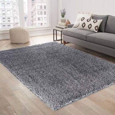 Asharn Solid Colour Shag Area Rug