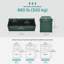Banc de rangement avec repose-pieds 43 pouces-306623106