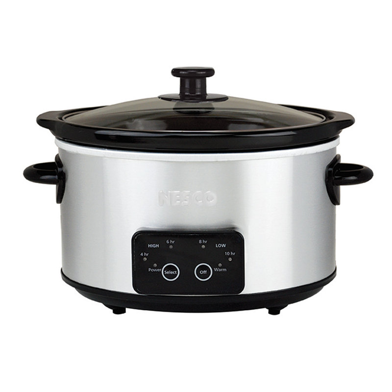 Nesco Digital Stainless Steel Slow Cooker, 4 Qt.