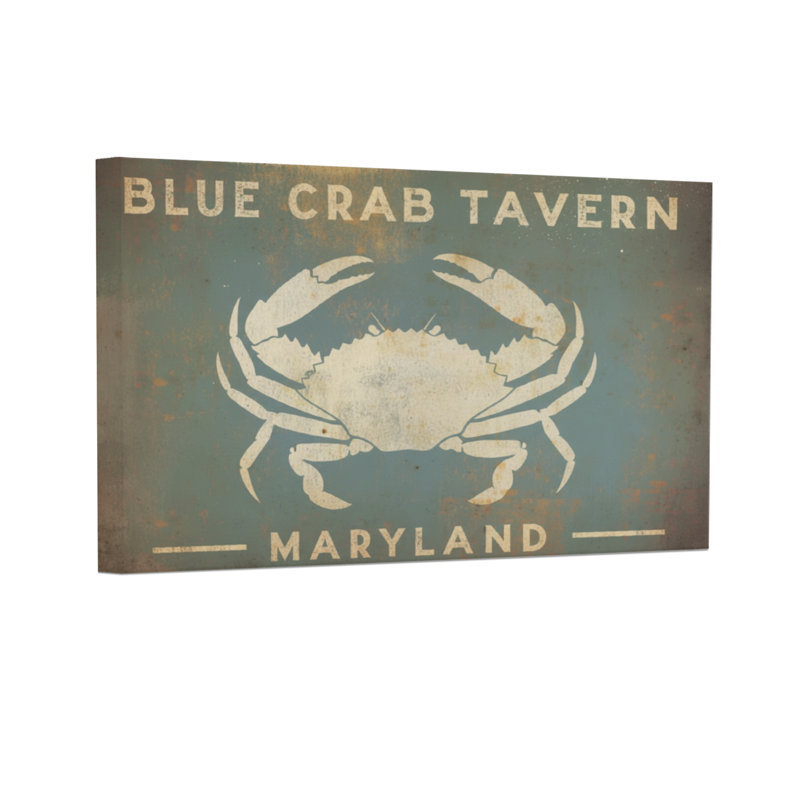 Animaux, crabe bleu, taverne, Maryland, H 12 po x l 18 po