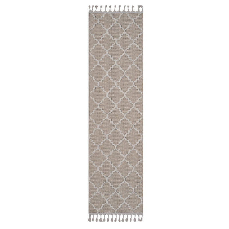 2x8 /trellis Area Rug Loom & Collection - Stain Non-shedding For Indoor Outdoor, And Pet Safe, With Soft Pile Contemporary Look, , Non-shedding, Pet-, , Easy To Clean