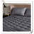 Virdi King Size Mattress Pad - Soft Cooling Mattress Cover Padded, Quilted Fitted Mattress Protector with 8-21" Deep Pocket, Breathable Fluffy Pillow Top, White-224904904-224904907