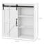 Armoire de rangement pour salle de bain blanche avec tablette de toilette ajustable, blanc, décor rustique
