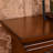 Walnut Solid Wood Freestanding Fireplace-1086252996