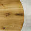 Abi Oak Round Solid Wood Top Metal Base Dining Table-1672936808-1672936804