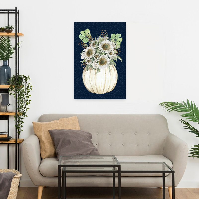 Tournesols sur art abstrait abstrait tournesol, H 24 po x l 16 po
