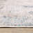 Goulart Textural Distressed Abstract Ivory/ Blue Area Rug-763074974