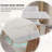 Sintered Stone Ash Wood  Solid Wood and brown Dining Table-1632260555