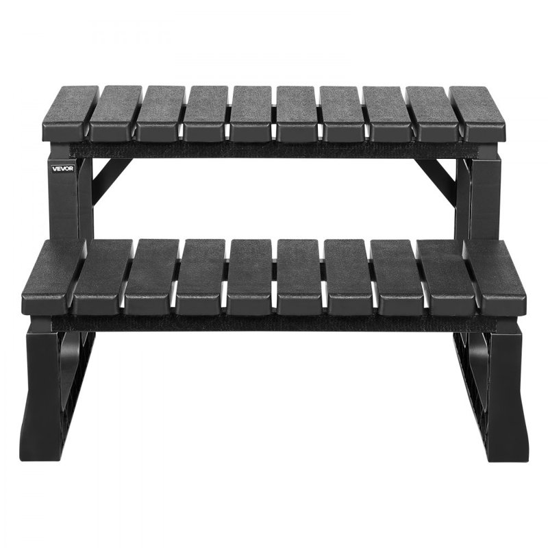 Hot Tub Step 2-Step Spa RV escaliers pour piscine hors-terre gonflable noir