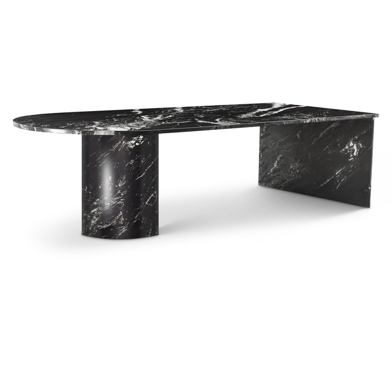 Hitas Marble Top Coffee Table, Black