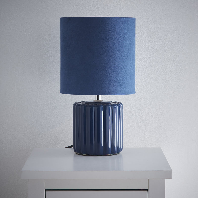 Bryshere Ceramic Table Lamp, Blue