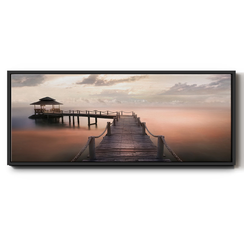 Early Morning Maldives - Toile encadrée, H 24 po x l 60 po