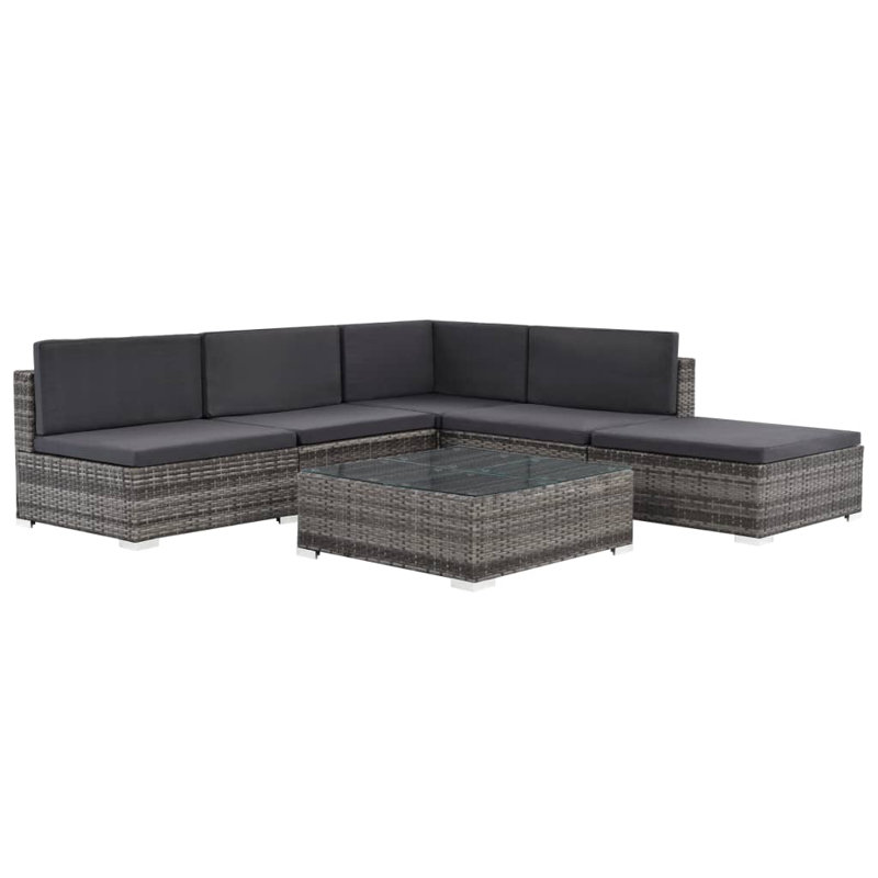 Serenada 6 Piece Sectional with Cushions