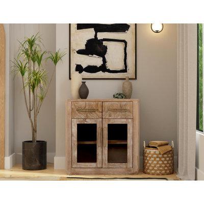 Balam 2 Drawer & 2 Glass Door Server
